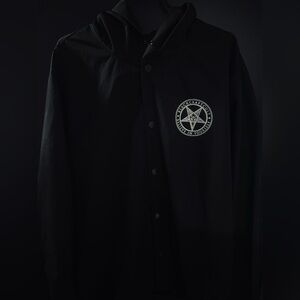 Black Craft Cult "Satanic motherf*cker" Windbreaker 
Size XL